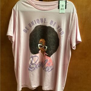 Barbie short sleeve tee-shirt “BE UNIQUE. BE YOU”., size 1X. 256